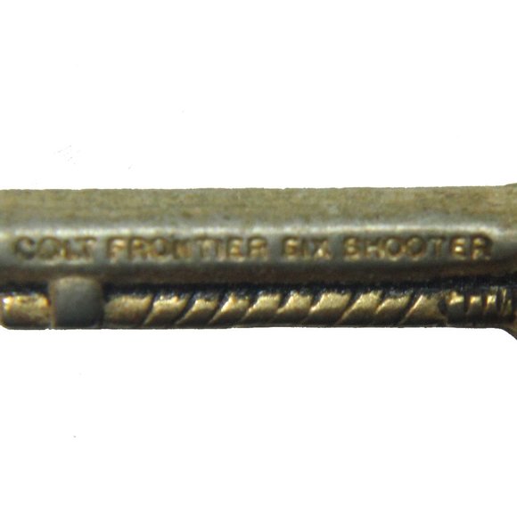 Colt Frontier 6 Shooter Pistol Tie Pin Tack Vintage - Picture 5 of 5